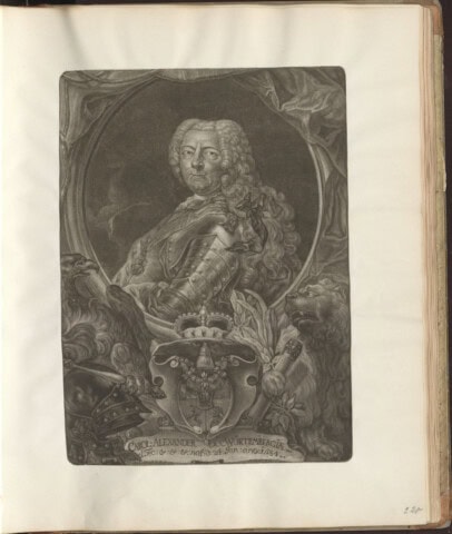 Herzog Karl Alexander von Württemberg, 1733