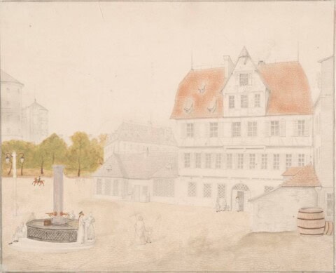 Die Münze am ehemaligen Bärenplatz, 1820