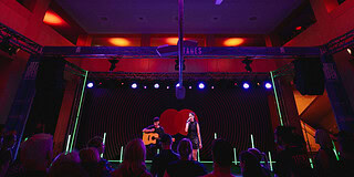 Live-Musik auf der Bühne im StadtPalais Stuttgart bei COLT – Open Stages.