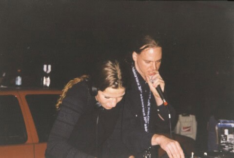 DJ beim Auflegen bei einer Veranstaltung im StadtPalais Stuttgart.